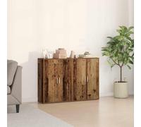 vidaXL Sideboard 2 pcs Old Wood 60 x 31 x 84 cm Engineered Wood