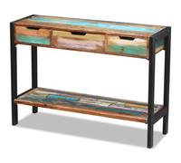 vidaXL Sideboard 3 Drawers Solid Reclaimed Wood Console Table Storage Chest