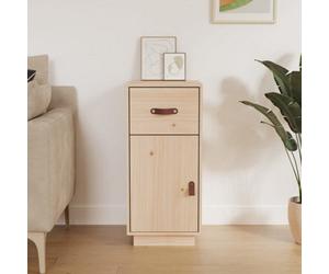 Vidaxl Sideboard 34X40X75 Cm Solid Wood Pine