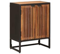 Sideboard Brown 53x30x70cm Solid Mango & Engineered Wood 2-Door Modern Compactly