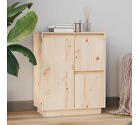 Vidaxl Sideboard 60X34X75 Cm Solid Wood Pine