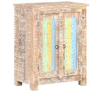 vidaXL Rough Acacia Wood Sideboard 61cm Home Organiser Side Cabinet Cupboard