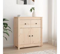 Vidaxl Sideboard 70X35X80 Cm Solid Wood Pine
