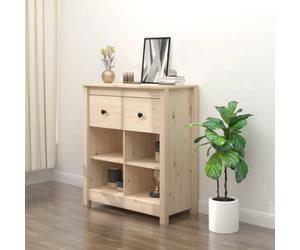 Vidaxl Sideboard 70X35X80 Cm Solid Wood Pine