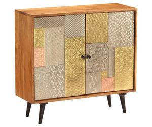 Vidaxl Sideboard 80X30X75 Cm Solid Acacia Wood