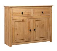 vidaXL Sideboard 93x40x80 cm Solid Pinewood Panama Range