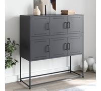 vidaXL Sideboard Anthracite 100.5x39x107 cm Steel