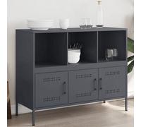 Vidaxl Sideboard Anthracite 100.5X39X79 Cm Steel