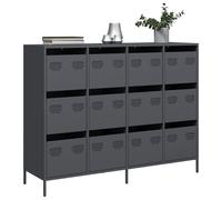 Sideboard Side Cabinet Storage Cupboard Highboard Cold-rolled Steel vidaXL