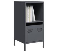 vidaXL Sideboard Anthracite 35x39x73.5 cm Cold-rolled Steel - Black, Black