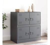 Sideboard Living Room Storage Cupboard Side Cabinet Highboard Steel vidaXL