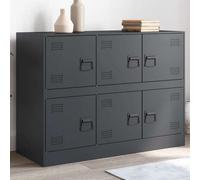 Vidaxl Sideboard Anthracite 99X39X73 Cm Steel