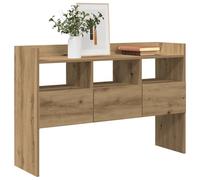 Artisan Oak Sideboard 105x30x70 cm Engineered Wood Storage Cabinet, White
