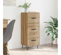 vidaXL Sideboard Artisan oak 34 x 34.5 x 90 cm Engineered wood