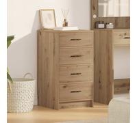 Sideboard with Drawer Engineered wood Buffet Storage Contemporary vidaXL