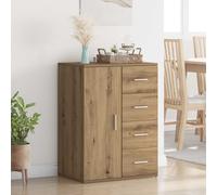 vidaXL Sideboard Artisan Oak 59 x 39 x 80 cm Engineered Wood