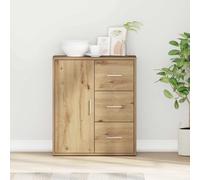 vidaXL Sideboard Artisan Oak 60 x 31 x 70 cm Engineered Wood - Brown, Brown