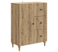 vidaXL Sideboard Artisan Oak 66 x 34.5 x 90 cm Engineered Wood