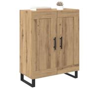 vidaXL Sideboard Artisan Oak 69.5 x 34 x 90 cm, Elegant Rectangular Modern Sideboard, Ample Storage, Functional Family Room Cabinet, Decorative Kitchen Unit