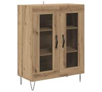 vidaXL Sideboard Artisan Oak 69.5 x 34 x 90 cm Engineered Wood, Modern Dining Room, Rectangular Sideboard, Ample Storage, Durable Buffet Bench, Functional Living Unit