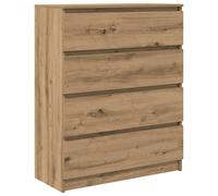 vidaXL Sideboard Artisan Oak 80x35x99 cm Engineered Wood storage cabinet