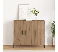 vidaXL Sideboard Artisan oak 90 x 34 x 80 cm Engineered wood