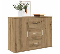 vidaXL Sideboard Artisan Oak 90x29.5x65 cm Engineered Wood cabinet cupboard