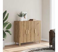 vidaXL Sideboard Artisan Oak 90x34x80 cm Engineered Wood