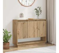 vidaXL Sideboard Artisan oak 97 x 29 x 75 cm Engineered wood