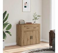 vidaXL Sideboard Artisian Oak 80x33x70 cm Engineered Wood