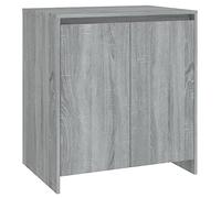 vidaXL Sideboard Home Bedroom Living Room Hallway Furniture Modern Decor Storage Side Cabinet Organiser Cupboard Buffet Grey Sonoma Chipboard