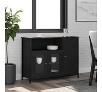 Vidaxl Sideboard Black 100X35X75 Cm Engineered Wood