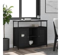 Vidaxl Sideboard Black 100X35X80 Cm Engineered Wood