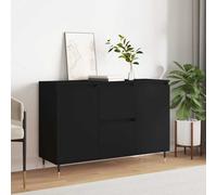 vidaXL Sideboard Black 104X35X70 Cm Engineered Wood, Black