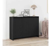 vidaXL Sideboard Black 102 x 33 x 75 cm Engineered wood