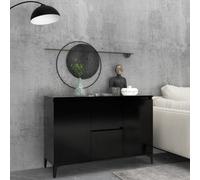 Vidaxl Sideboard Black 102X35X70 Cm Engineered Wood
