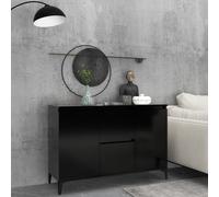 vidaXL Sideboard Black 102x35x70 cm Engineered Wood