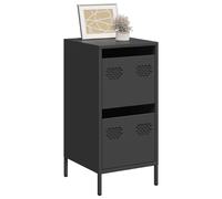 vidaXL Sideboard Black 35x39x73.5 cm Cold-rolled Steel