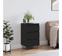 vidaXL Sideboard Storage Cabinet Cupboard Side Cabinet Black Engineered Wood