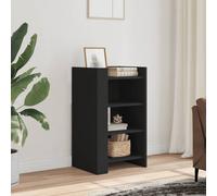 vidaXL Sideboard Black 45x35x75 cm Engineered Wood