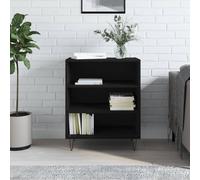 vidaXL Sideboard Black 57x35x70 cm Engineered Wood