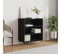 vidaXL Sideboard Black 57x35x70 cm Engineered Wood NEW