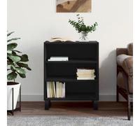 Vidaxl Sideboard Black 57X35X70 Cm Engineered Wood