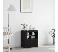 Sideboard with LED Lights Cupboard Highboard Storage Buffet Cabinet vidaXL