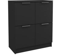 Vidaxl Sideboard Black 60X30X70 Cm Engineered Wood