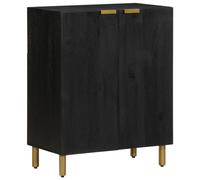 Sideboard Cupboard Storage Cabinet Highboard Black Engineered Wood vidaXL