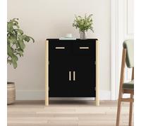 vidaXL Sideboard Black 62x38x75 cm Engineered Wood