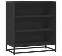 vidaXL Sideboard Black 68x35x76 cm Engineered Wood and Metal storage cabinet