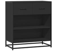 vidaXL Sideboard Black 68x35x76 cm Engineered Wood storage cabinet