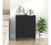 Vidaxl Sideboard Black 69.5X34X90 Cm Engineered Wood